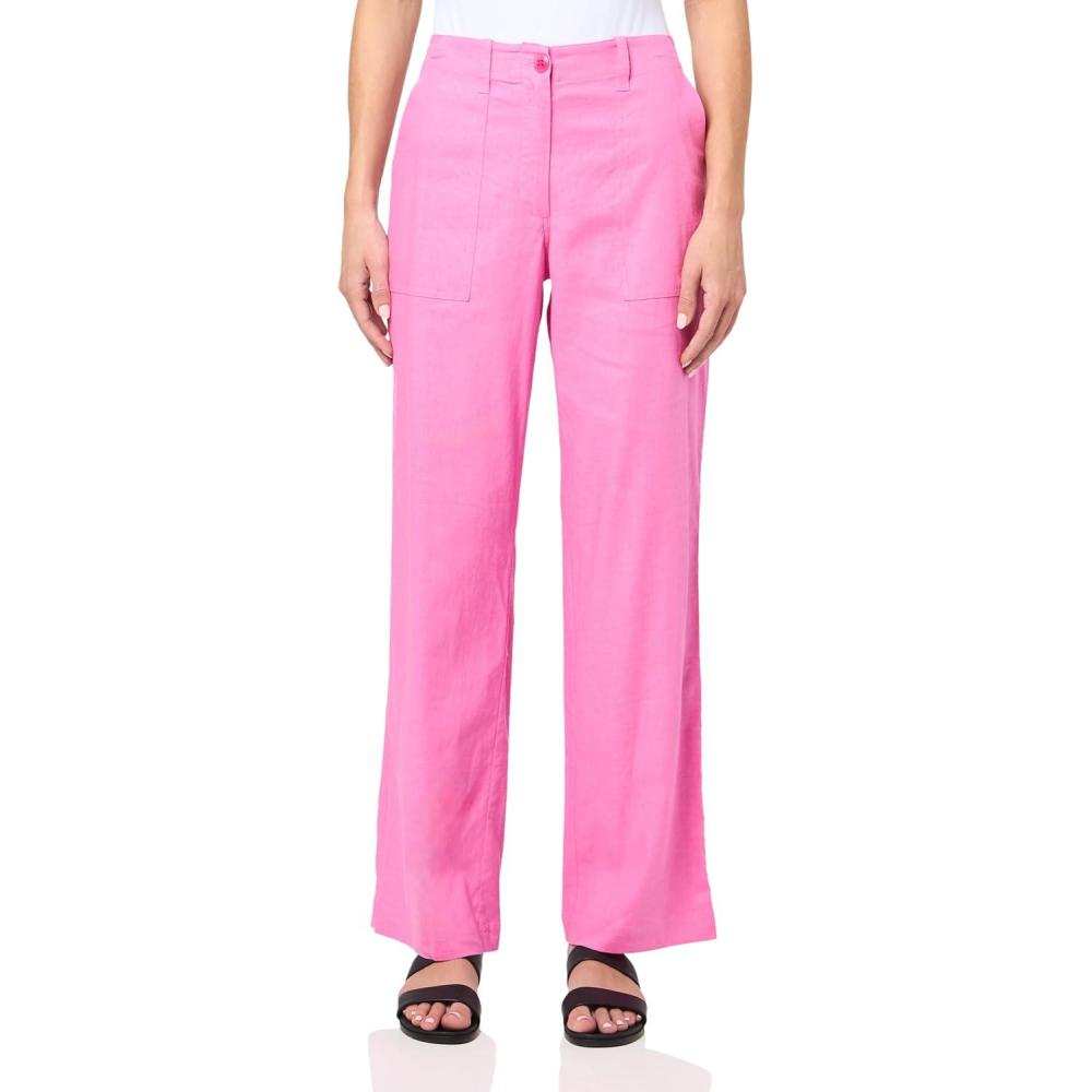 imageTrina Turk Womens Linen Blend PantsPiazza Pink