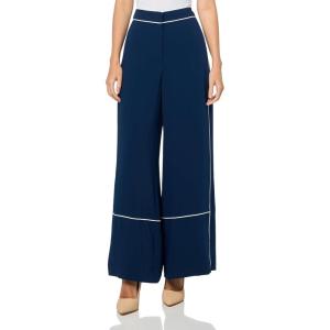 Trina Turk Women’s Drapey Wide Leg Pant(Ink/Whitewash)