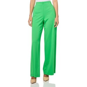 Trina Turk Women’s Ponte Wide Leg Pant(Grass Court Green)