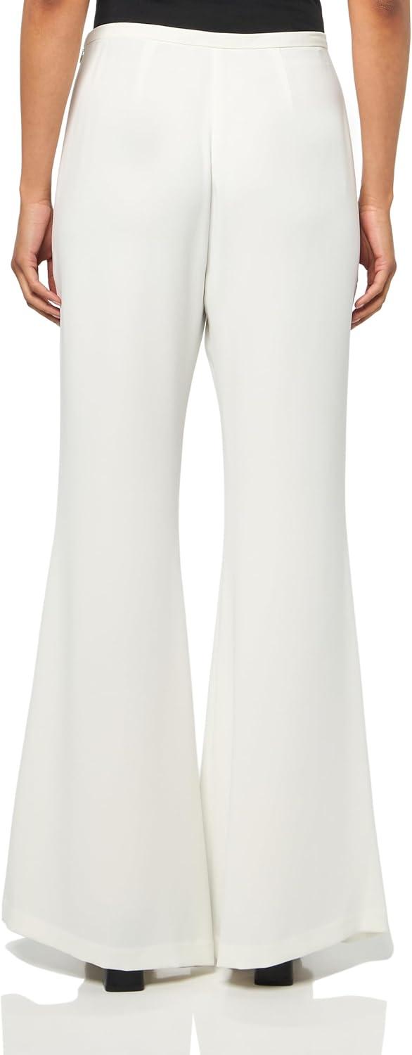 imageTrina Turk Womens Flare Leg PantWhitewash