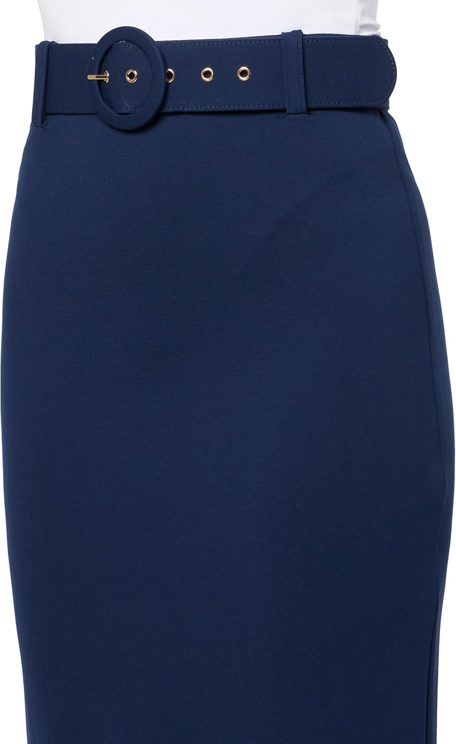 imageTrina Turk Womens Ponte Pencil SkirtInk