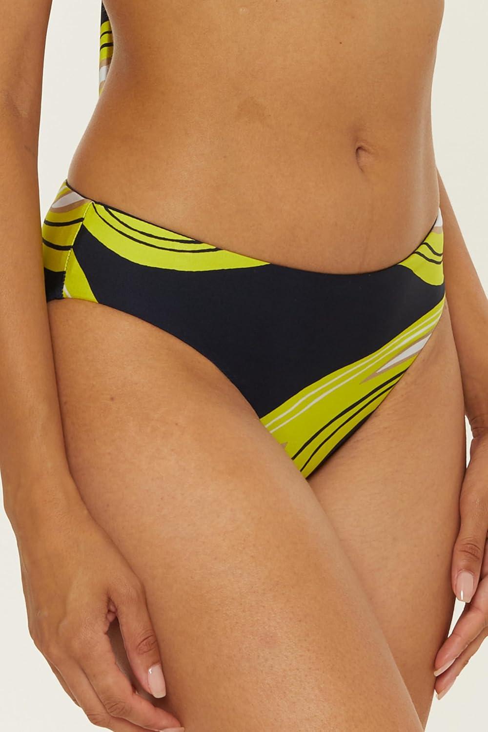 imageTrina Turk Womens Serena Reversible Hipster Bikini Bottom Cheeky Coverage Swimwear SeparatesMulticolor
