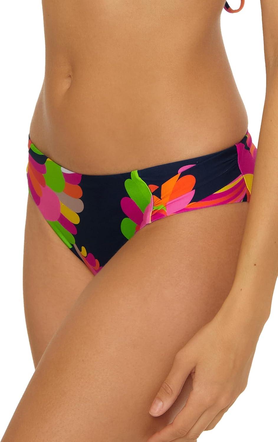 imageTrina Turk Womens Standard Tab Pants Cheeky Coverage Beach Cover Ups Monaco Pool Side Swirl 10
