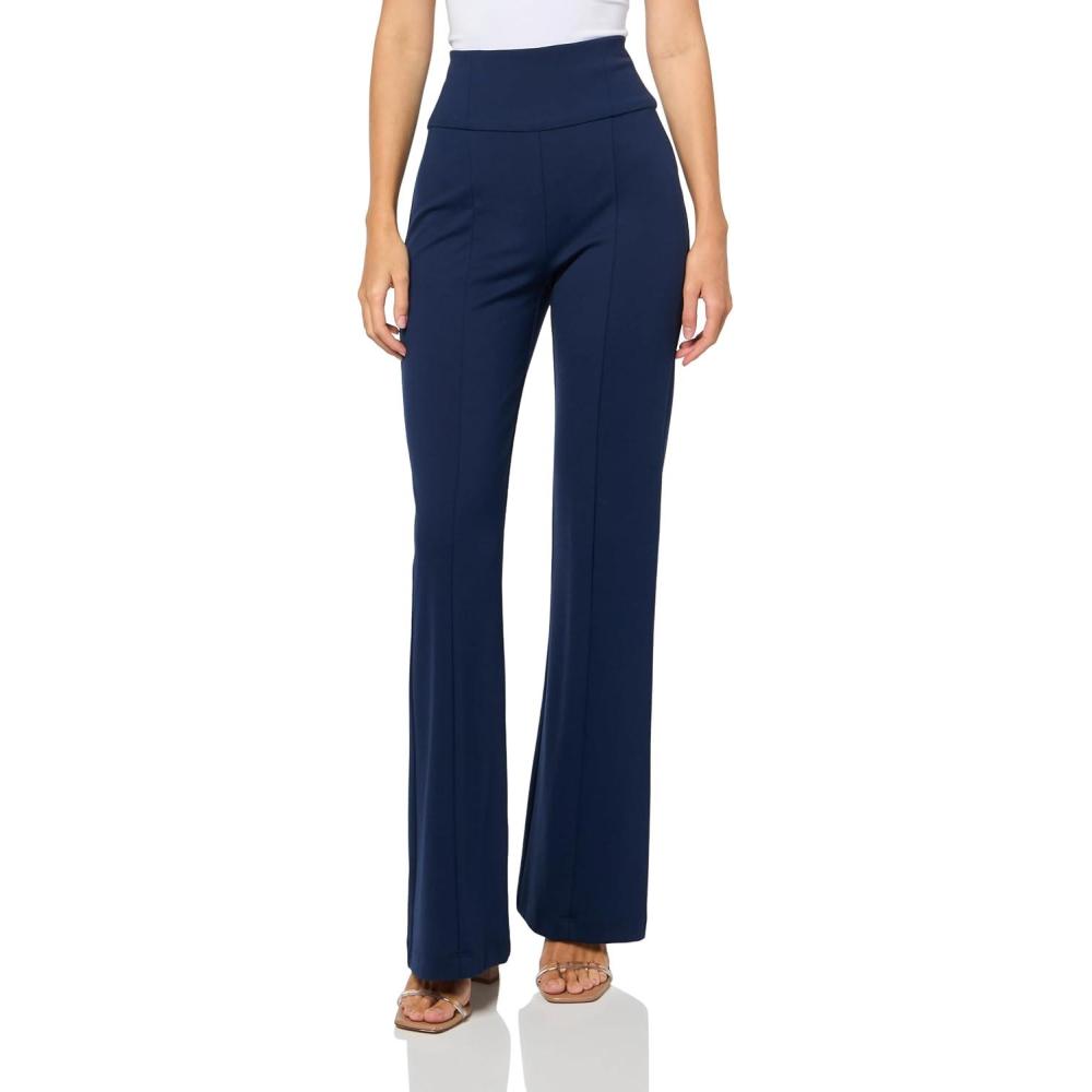 imageTrina Turk Womens Ponte Flare Leg PantInk