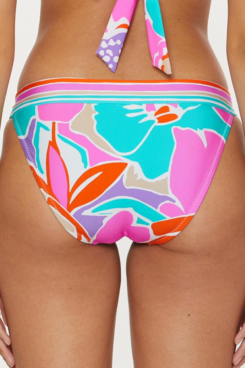 imageTrina Turk Womens Amalfi Hipster Bikini Bottom Cheeky Coverage Swimwear Separates for WomenMulticolor