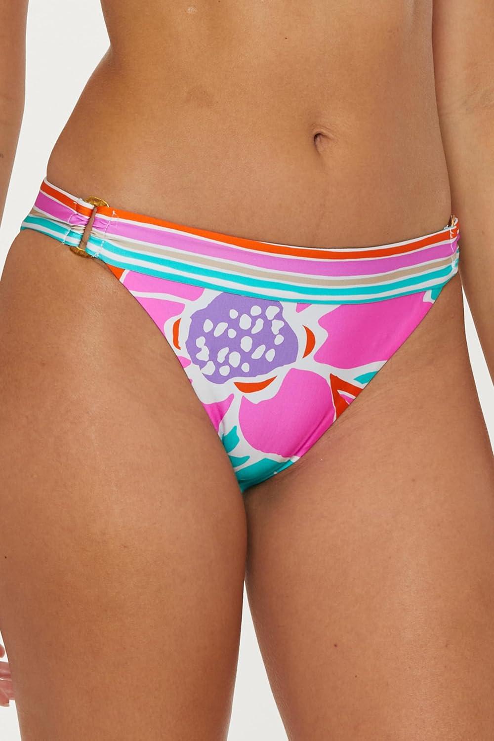 imageTrina Turk Womens Amalfi Hipster Bikini Bottom Cheeky Coverage Swimwear Separates for WomenMulticolor