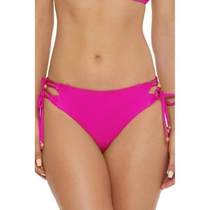Trina Turk Womens Monaco Side Tie Beaded Hipster Bikini Bottom, Cheeky Coverage, Swimwear Separates for Women(Stargazer)