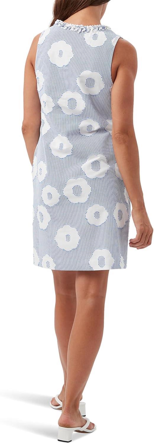 imageTrina Turk Womens Amala DressCobalt CoveWhitewash