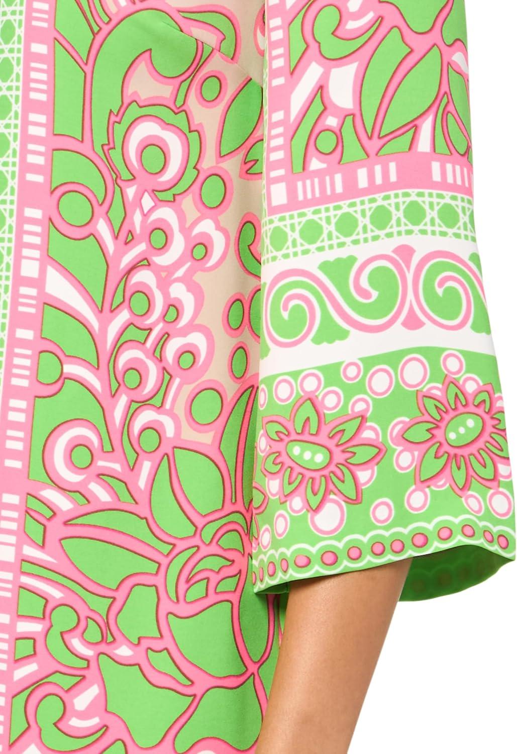 imageTrina Turk Womens Placed Print Shift DressMulti