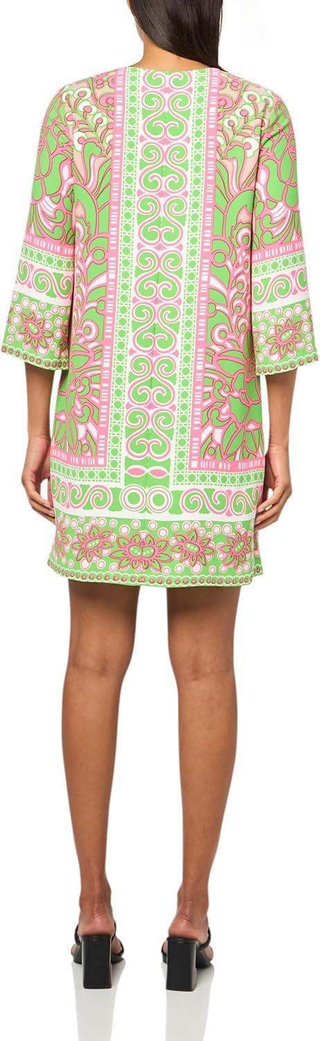 imageTrina Turk Womens Placed Print Shift DressMulti