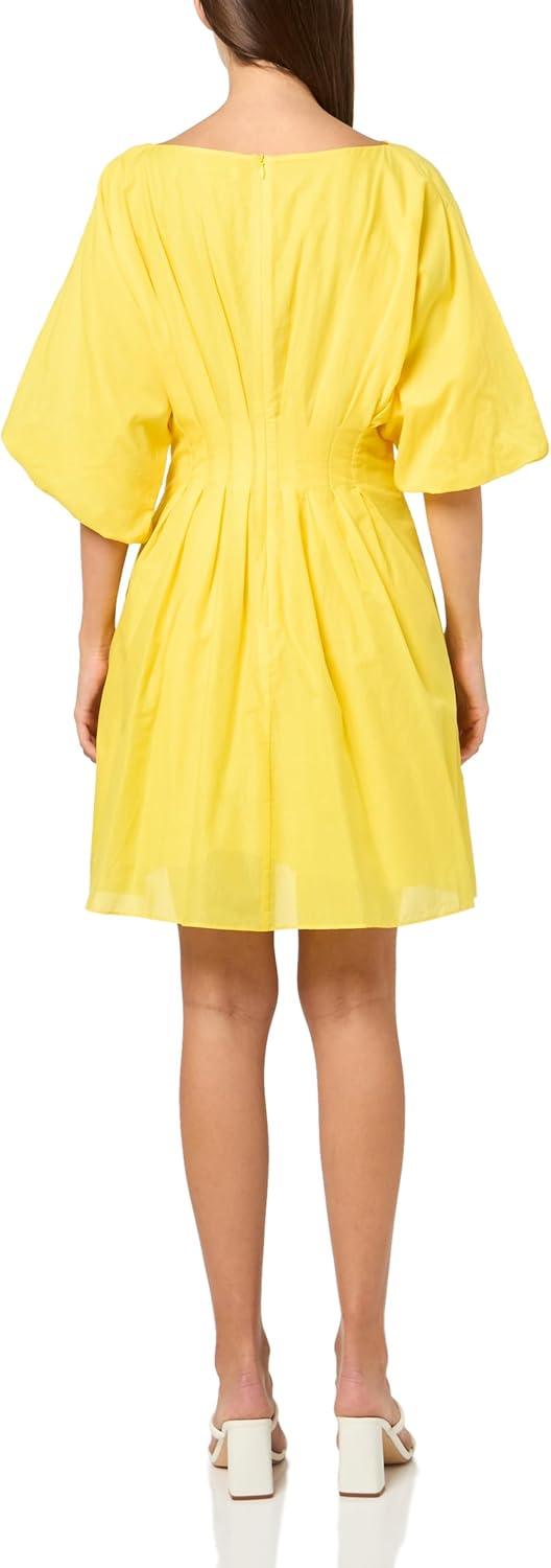 imageTrina Turk Womens Pleated a Line DressDesert Sun