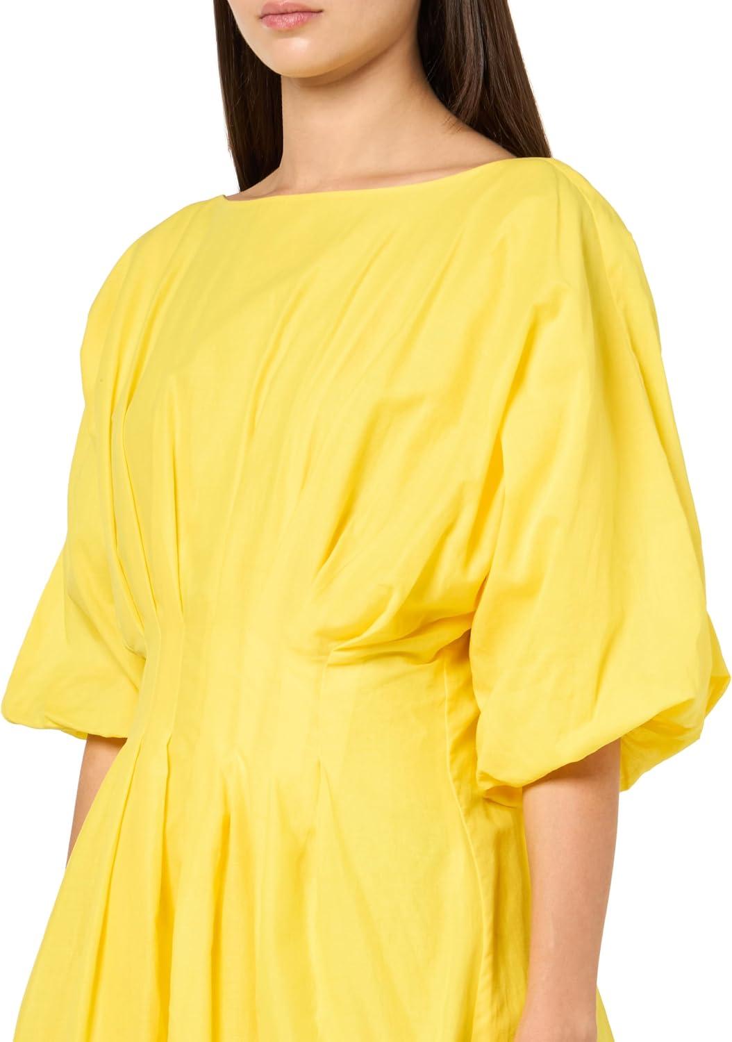 imageTrina Turk Womens Pleated a Line DressDesert Sun