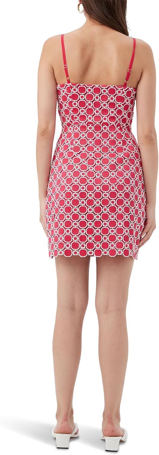 imageTrina Turk Womens Samaria 2 DressCannes CoralWhitewash