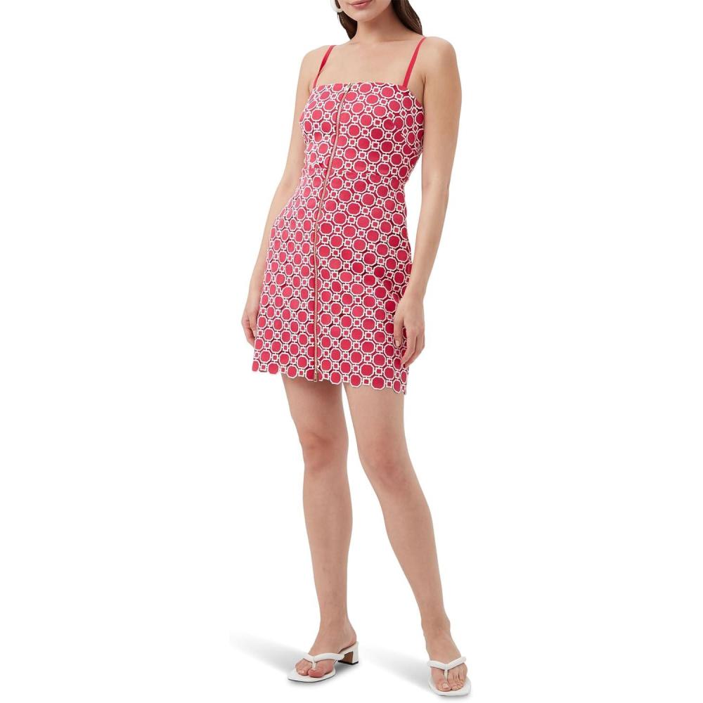 imageTrina Turk Womens Samaria 2 DressCannes CoralWhitewash