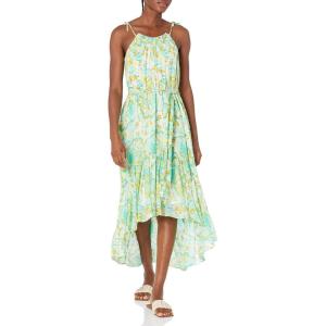 Trina Turk Women’s High Low Printed Dress(Clearwater Multi)
