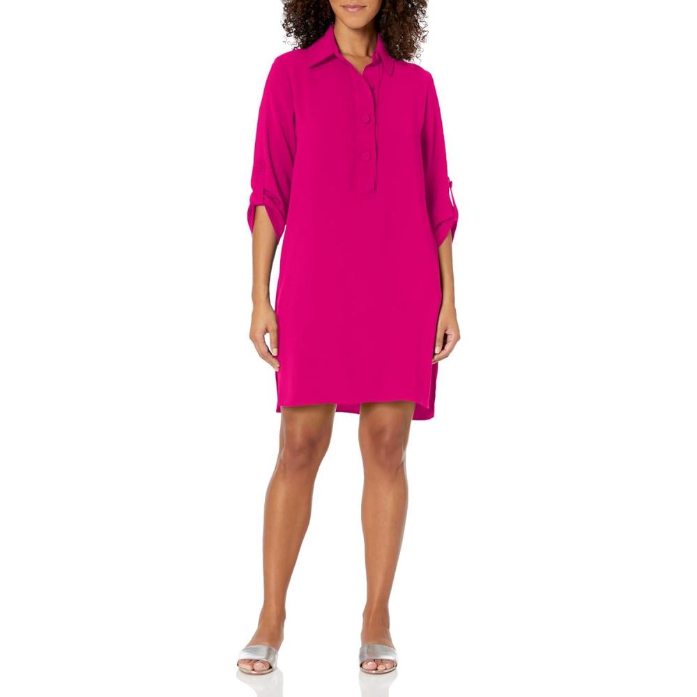 imageTrina Turk Womens Shirt DressPink